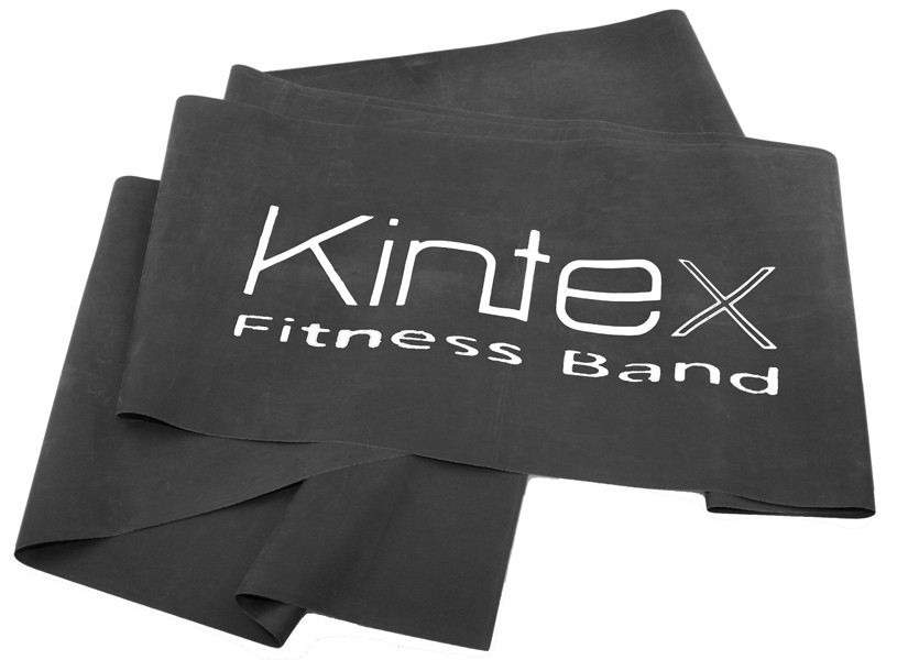 Kintex Fitnessband Gymnastik-Band Wiederstands-Band Schwarz Spezil Stark Fitness 
